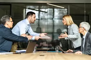 Divorce Attorneys accompanying their clients during divorce proceedings in Peoria IL